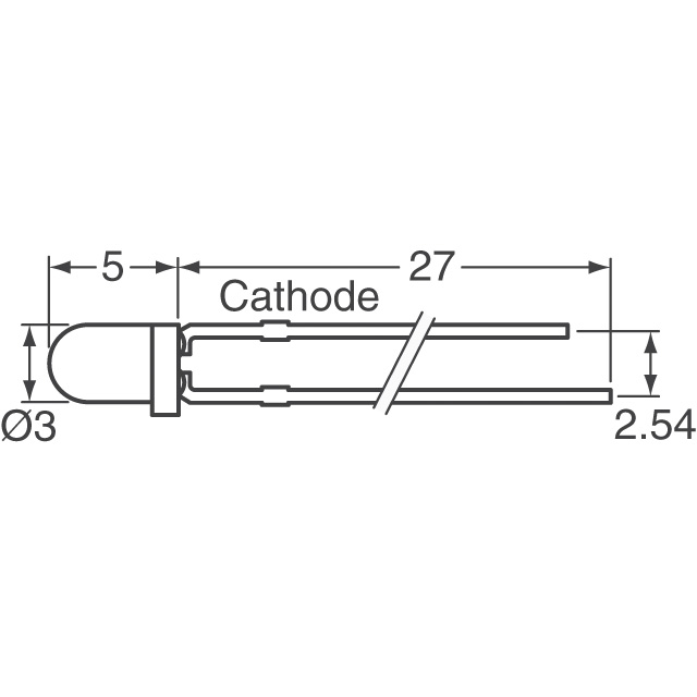 WP3A8YD Kingbright  Indication LED - Discrète